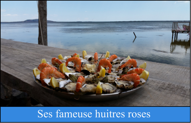 Ses fameuse huitres roses